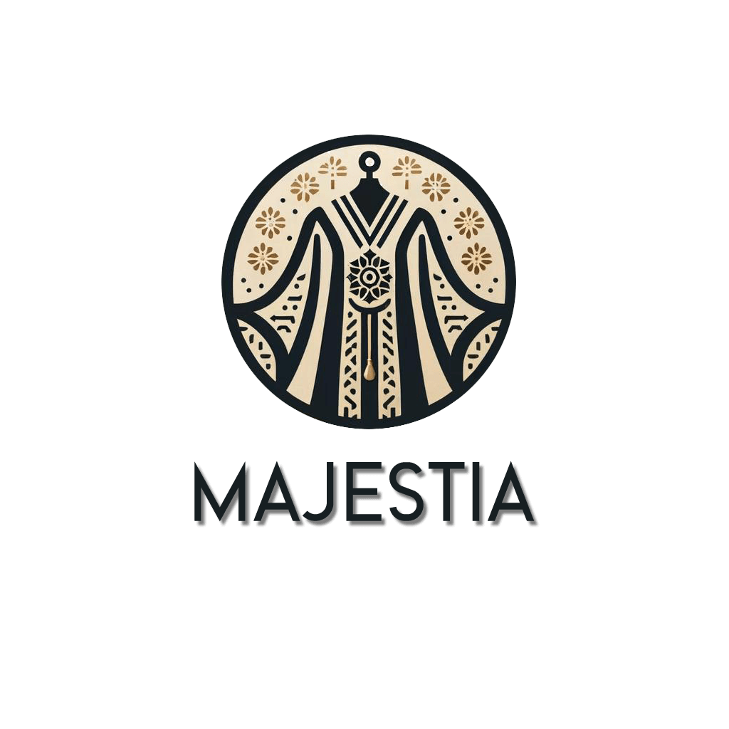 Logo Majestia, site de location de robes orientales.